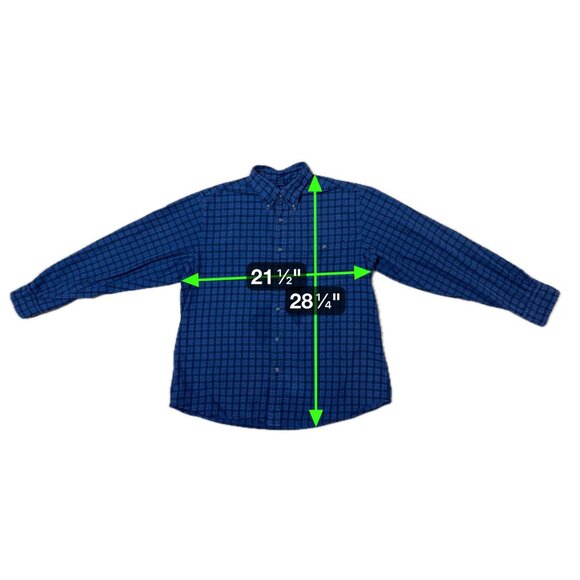 Eddie Bauer Mens Heritage Plaid Long-Sleeve Casual Button-Down Shirt Size Large - Picture 6 of 6